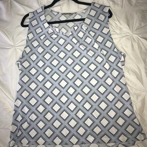 41 Hawthorne Sleeveless Blouse XL LIKE NEW
